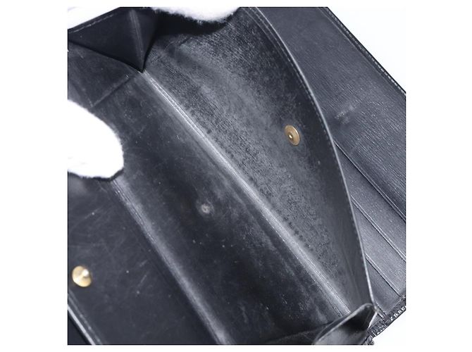 LOUIS VUITTON Damier Ebene Epi Monogram Wallet 3 Set Black LV Auth BA15750 Noir Damier ebène - vue 9