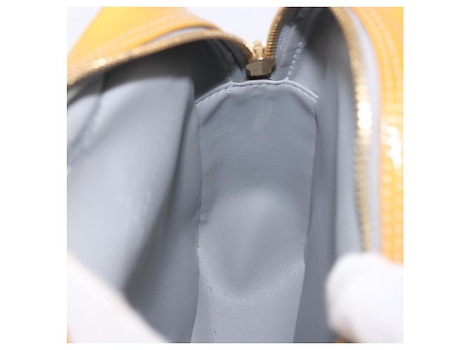 LOUIS VUITTON Monogram Vernis Wooster Shoulder Bag Gris M91036 LV Auth BA15713 Grigio - vista 29