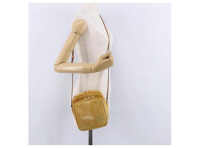 LOUIS VUITTON Monogram Vernis Wooster Shoulder Bag Gris M91036 LV Auth BA15713 Grigio - vista 32