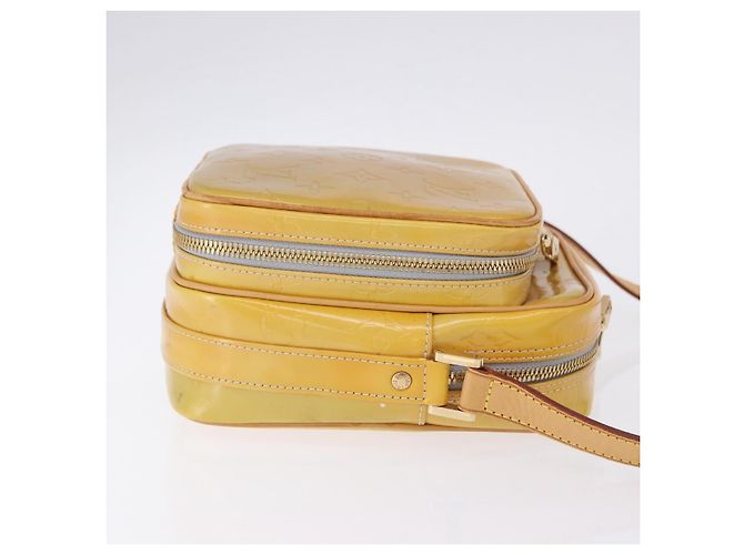 LOUIS VUITTON Monogram Vernis Wooster Shoulder Bag Gris M91036 LV Auth BA15713 Grigio - vista 5