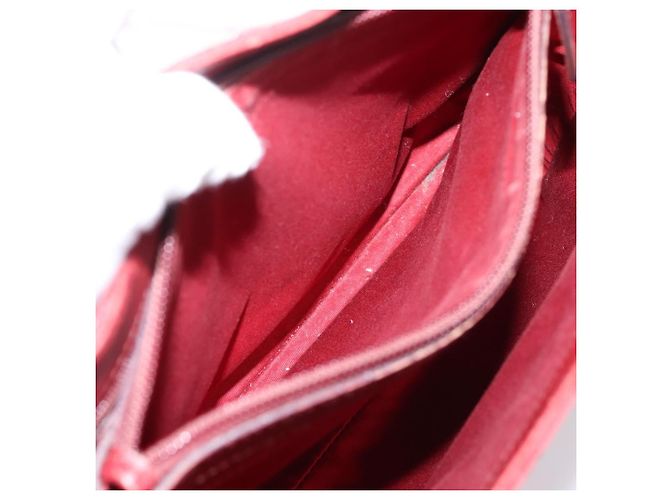 Borsa a mano GUCCI GG Canvas Bamboo Rossa Argento 112526 Auth 204886 Rosso - vista 21