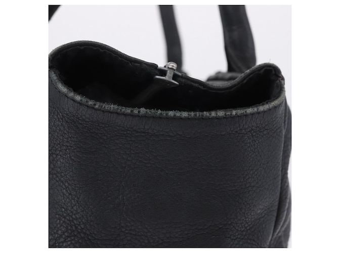 Borsa Tote Chrome Hearts Pelle Nera Auth 204170V Nero - vista 15