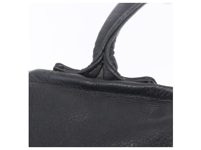 Borsa Tote Chrome Hearts Pelle Nera Auth 204170V Nero - vista 24