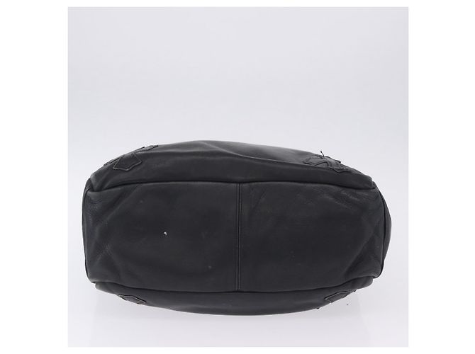 Borsa Tote Chrome Hearts Pelle Nera Auth 204170V Nero - vista 25