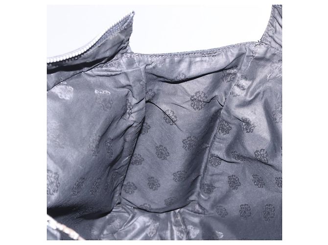 Borsa Tote Chrome Hearts Pelle Nera Auth 204170V Nero - vista 35