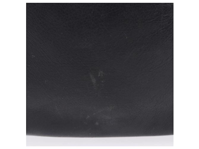 Borsa Tote Chrome Hearts Pelle Nera Auth 204170V Nero - vista 5