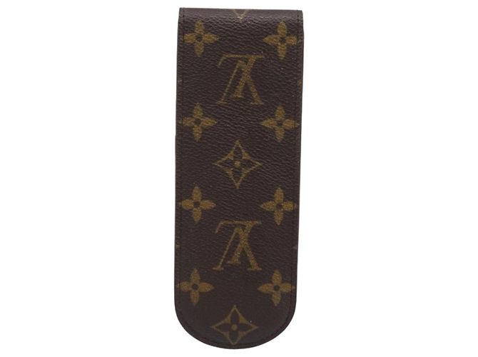 LOUIS VUITTON Monogram Etui Stylo Pen Case M62990 LV Auth BA15503 Monograma - vista 2