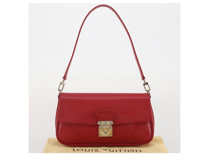 LOUIS VUITTON Epi Pochette Segur Borsa a Tracolla Rossa M5888E LV Auth 204884V Rosso - vista 12