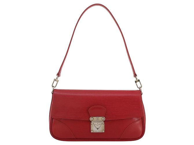 LOUIS VUITTON Epi Pochette Segur Borsa a Tracolla Rossa M5888E LV Auth 204884V Rosso - vista 13