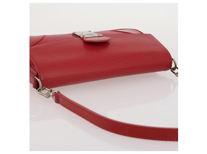 LOUIS VUITTON Epi Pochette Segur Borsa a Tracolla Rossa M5888E LV Auth 204884V Rosso - vista 15