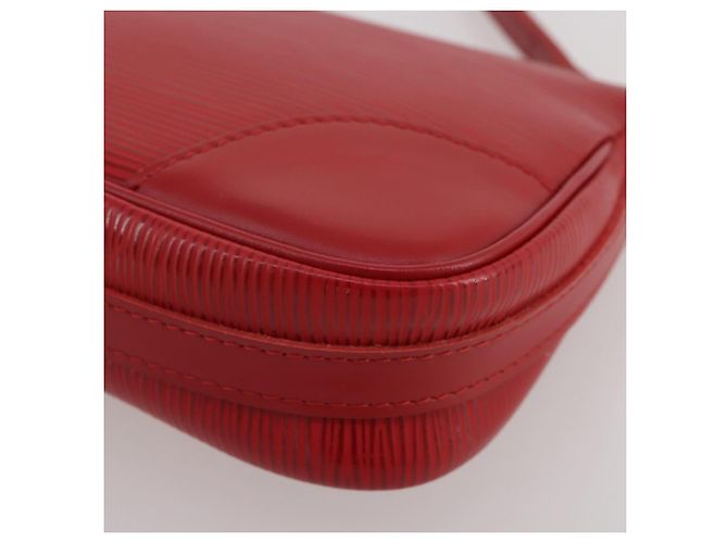 LOUIS VUITTON Epi Pochette Segur Borsa a Tracolla Rossa M5888E LV Auth 204884V Rosso - vista 20
