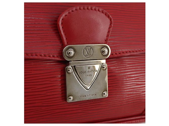 LOUIS VUITTON Epi Pochette Segur Borsa a Tracolla Rossa M5888E LV Auth 204884V Rosso - vista 21