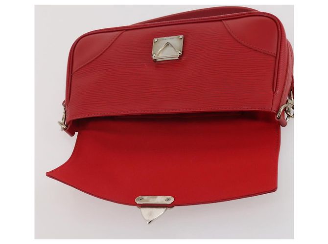 LOUIS VUITTON Epi Pochette Segur Borsa a Tracolla Rossa M5888E LV Auth 204884V Rosso - vista 22