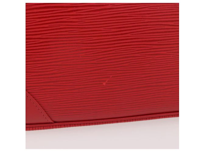 LOUIS VUITTON Epi Pochette Segur Borsa a Tracolla Rossa M5888E LV Auth 204884V Rosso - vista 3