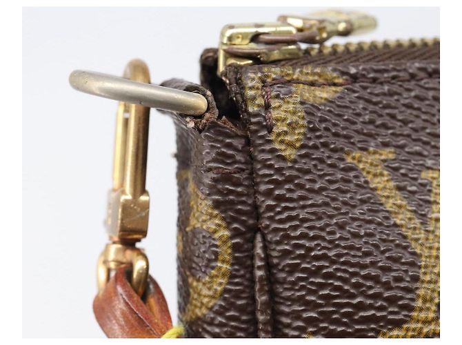 LOUIS VUITTON Monogram Pochette Accessoires Pouch M51980 LV Auth 204385 Monogramma - vista 10