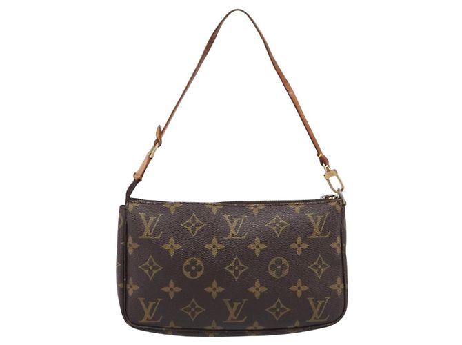 LOUIS VUITTON Monogram Pochette Accessoires Pouch M51980 LV Auth 204385 Monogramma - vista 2