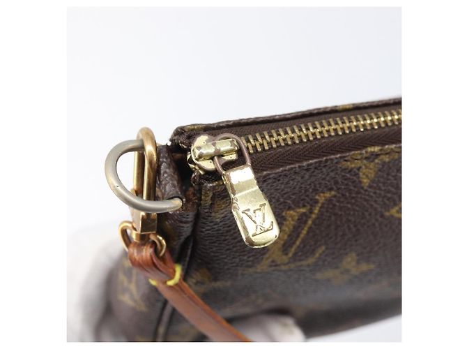 LOUIS VUITTON Monogram Pochette Accessoires Pouch M51980 LV Auth 204385 Monogramma - vista 21