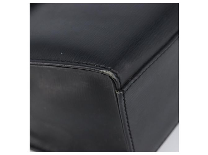 Borsa a mano Christian Dior in pelle 2way Nero Oro Auth 204155 D'oro - vista 14