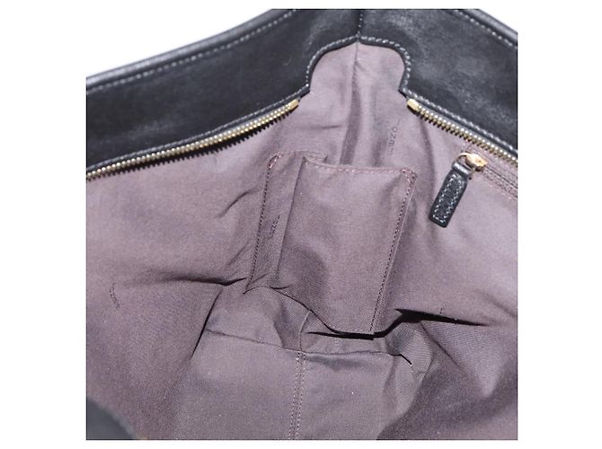 FENDI Zucca Canvas Tote Bag Schwarz Braun Auth 204873 - Ansicht 20