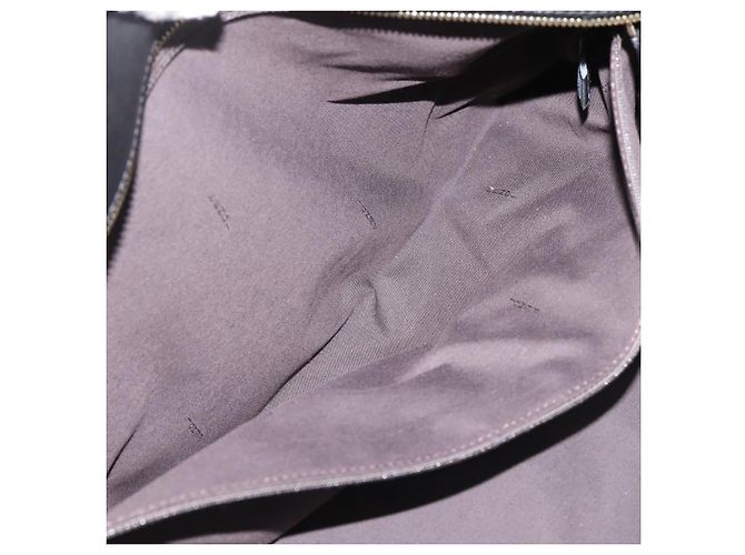 FENDI Zucca Canvas Tote Bag Schwarz Braun Auth 204873 - Ansicht 22