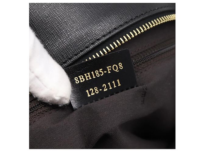 FENDI Zucca Canvas Tote Bag Schwarz Braun Auth 204873 - Ansicht 23
