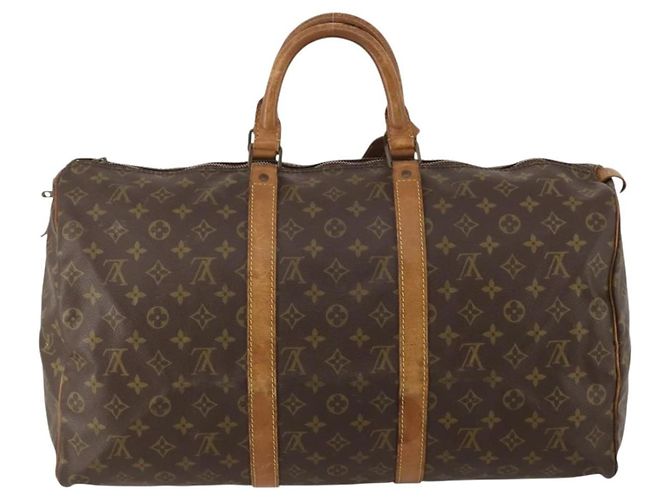 LOUIS VUITTON Monogram Keepall 50 Boston Bag Vintage M41426 LV Auth 200970 Monogramma - vista 2