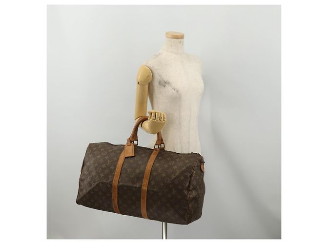 LOUIS VUITTON Monogram Keepall 50 Boston Bag Vintage M41426 LV Auth 200970 Monogramma - vista 23