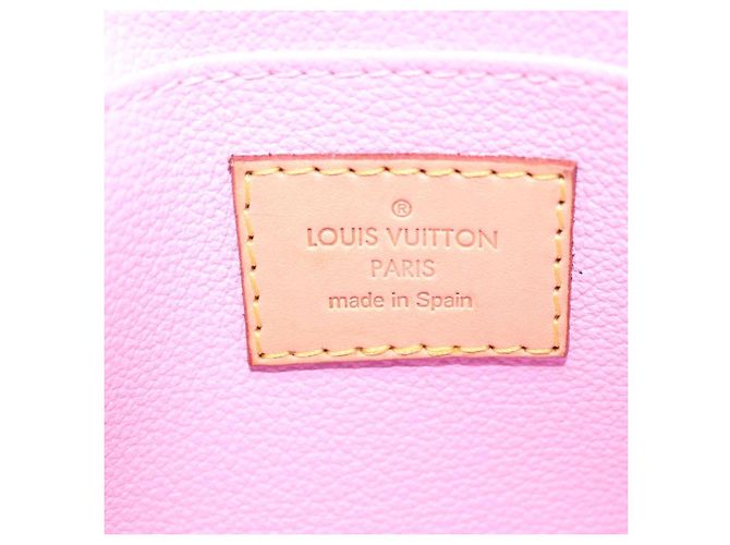 LOUIS VUITTON Monogram Multicolor Pochette Cosmetic Pouch M47354 LV Auth 204614V Bianco - vista 19