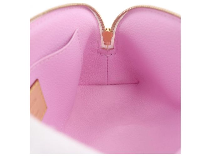 LOUIS VUITTON Monogram Multicolor Pochette Cosmetic Pouch M47354 LV Auth 204614V Bianco - vista 20