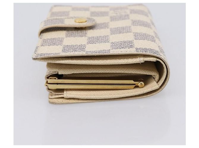 LOUIS VUITTON Damier Azur Portefeuille Viennois Wallet N61676 LV Auth 205857V - vista 3