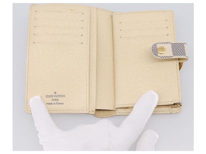 LOUIS VUITTON Damier Azur Portefeuille Viennois Wallet N61676 LV Auth 205857V - vista 8