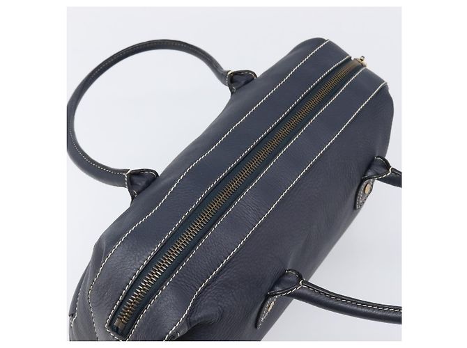 Céline Borsa a mano CELINE in pelle nera e oro Auth am12599V Nero D'oro - vista 6