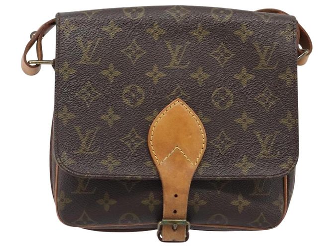 LOUIS VUITTON Bolsa de Ombro Monogram Cartouchiere MM M51253 LV Auth 205100 Monograma - vista 13