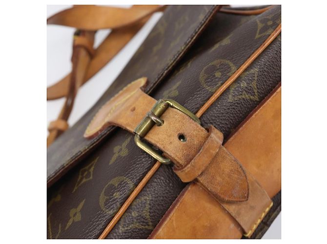 LOUIS VUITTON Bolsa de Ombro Monogram Cartouchiere MM M51253 LV Auth 205100 Monograma - vista 22