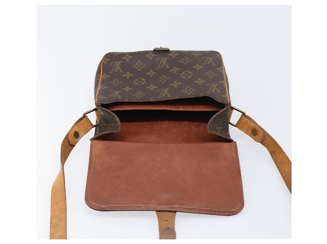 LOUIS VUITTON Bolsa de Ombro Monogram Cartouchiere MM M51253 LV Auth 205100 Monograma - vista 23