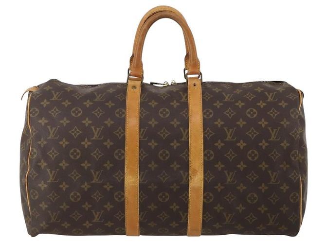 LOUIS VUITTON Monogram Keepall 45 Boston Bag M41428 LV Auth 201917 Monogramm - Ansicht 13