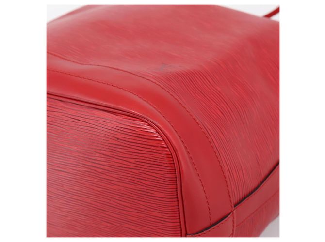 Borsa a tracolla LOUIS VUITTON Epi Noe Rossa M44007 LV Auth ki6821A Rosso - vista 14