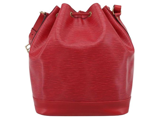 Borsa a tracolla LOUIS VUITTON Epi Noe Rossa M44007 LV Auth ki6821A Rosso - vista 2