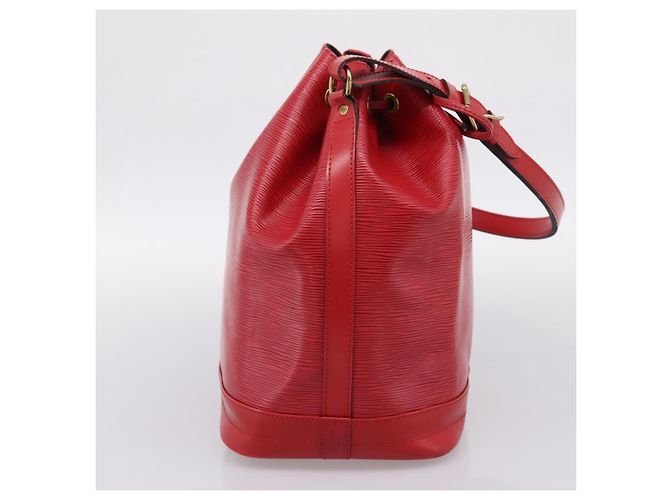Borsa a tracolla LOUIS VUITTON Epi Noe Rossa M44007 LV Auth ki6821A Rosso - vista 3