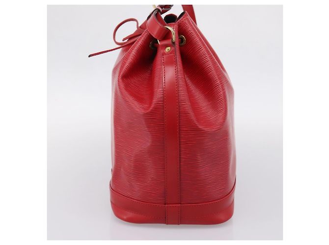 Borsa a tracolla LOUIS VUITTON Epi Noe Rossa M44007 LV Auth ki6821A Rosso - vista 4