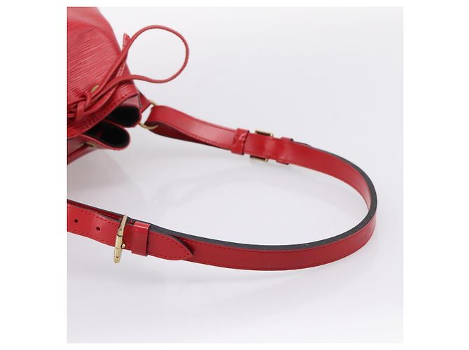 Borsa a tracolla LOUIS VUITTON Epi Noe Rossa M44007 LV Auth ki6821A Rosso - vista 7