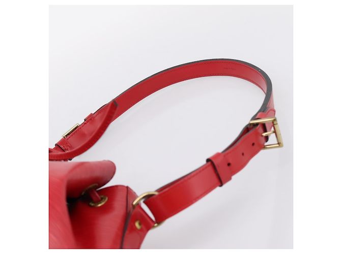 Borsa a tracolla LOUIS VUITTON Epi Noe Rossa M44007 LV Auth ki6821A Rosso - vista 8