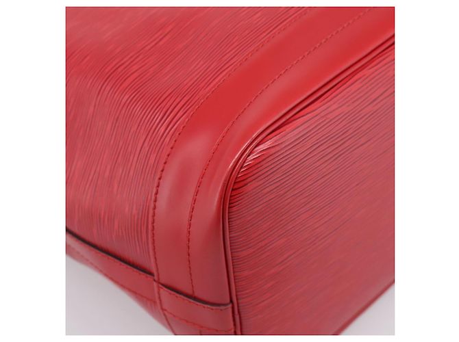 Borsa a tracolla LOUIS VUITTON Epi Noe Rossa M44007 LV Auth ki6821A Rosso - vista 9