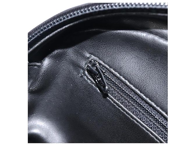 Bolsa de Ombro com Corrente BALLY em Couro Preto e Dourado Auth BA15568A - vista 21