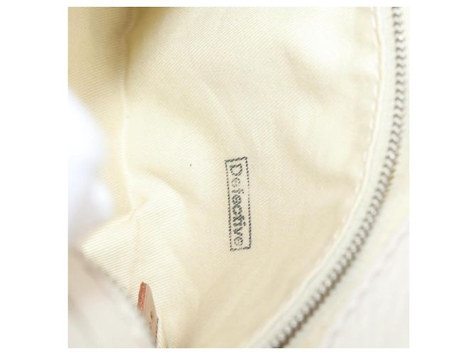 Chloé Borsa a tracolla Chloe Paddington in pelle Outlet White Gold Tone Auth BA15569V Bianco - vista 25