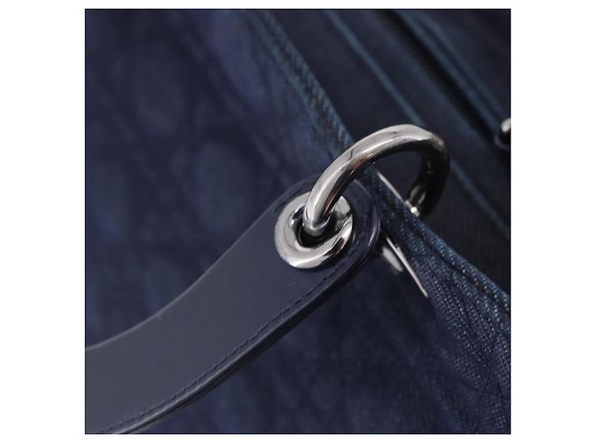 Borsa Christian Dior Lady Dior Canage Denim 2way Blue Silver Auth ka6292V Argento - vista 12