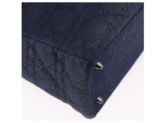 Borsa Christian Dior Lady Dior Canage Denim 2way Blue Silver Auth ka6292V Argento - vista 20