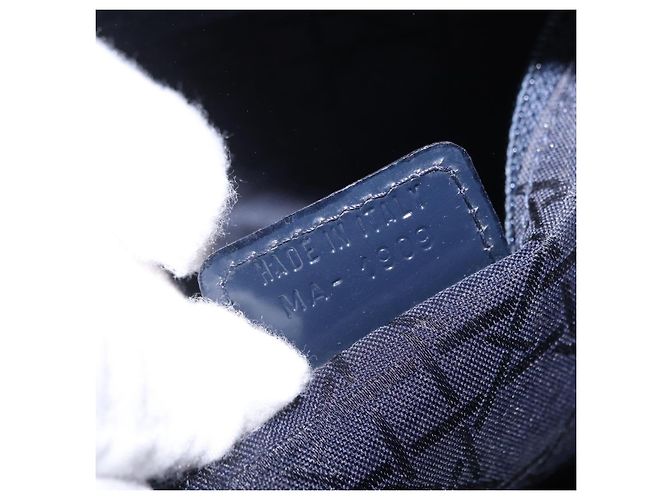 Borsa Christian Dior Lady Dior Canage Denim 2way Blue Silver Auth ka6292V Argento - vista 31
