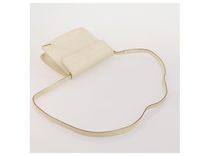 Borsa a tracolla Salvatore Ferragamo in pelle e tela set da 3 Orange White Auth 202776 Bianco Arancione - vista 12