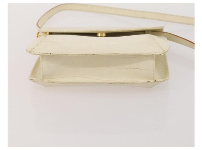 Borsa a tracolla Salvatore Ferragamo in pelle e tela set da 3 Orange White Auth 202776 Bianco Arancione - vista 14
